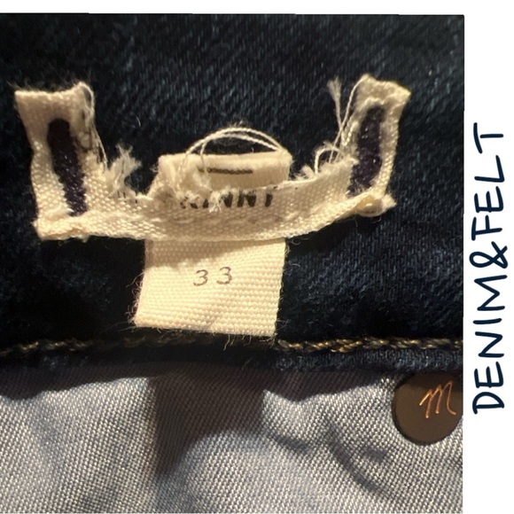 Madewell Curvy High-Rise Skinny Jeans |Color: Kingston Wash | NEW/NWOT!!♥️👖♥️ - Picture 13 of 13